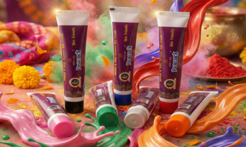 Celebrate a Safe & Joyful Holi with Peacock Skin-Friendly Smooth & Silky Scented Holi Cream